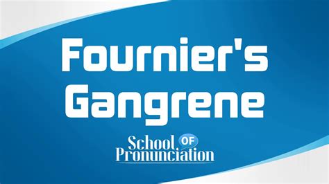 Pronounce fournier's gangrene  FG is a rapidly progressive, fulminant infection that is still serious and fatal in Egypt, and even with aggressive surgical and medical treatment, mortality of the disease is high